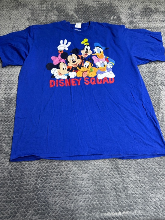 Disney Tops - Disney Blue 'Disney Squad' Character Graphic Tee
